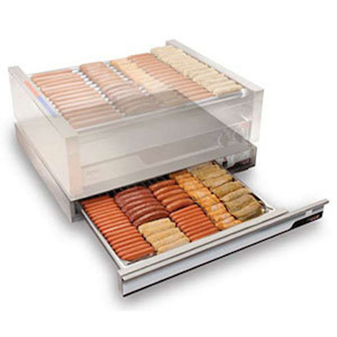 APW Wyott SPTU-30N X*PERT Narrow Hot Dog Thermo-Drawer - AWSPTU30N