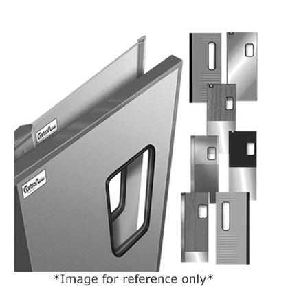 Curtron SPD-20-AL-DBL-4296 42" x 96" Service-Pro Series 20 Swinging Door - CUSPD20ALDBL4296