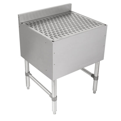 John Boos Freestanding 18" W x 21" D Underbar Drainboard - JBUBDB2118
