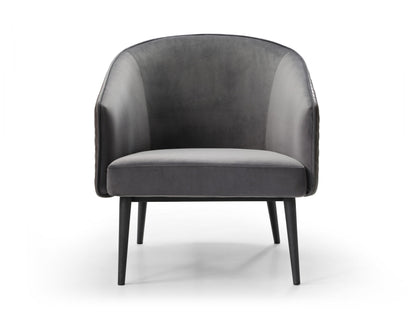 Whiteline Mods - Boston Leisure Chair CH1703FP - CH1703FP-GRY/DGRY