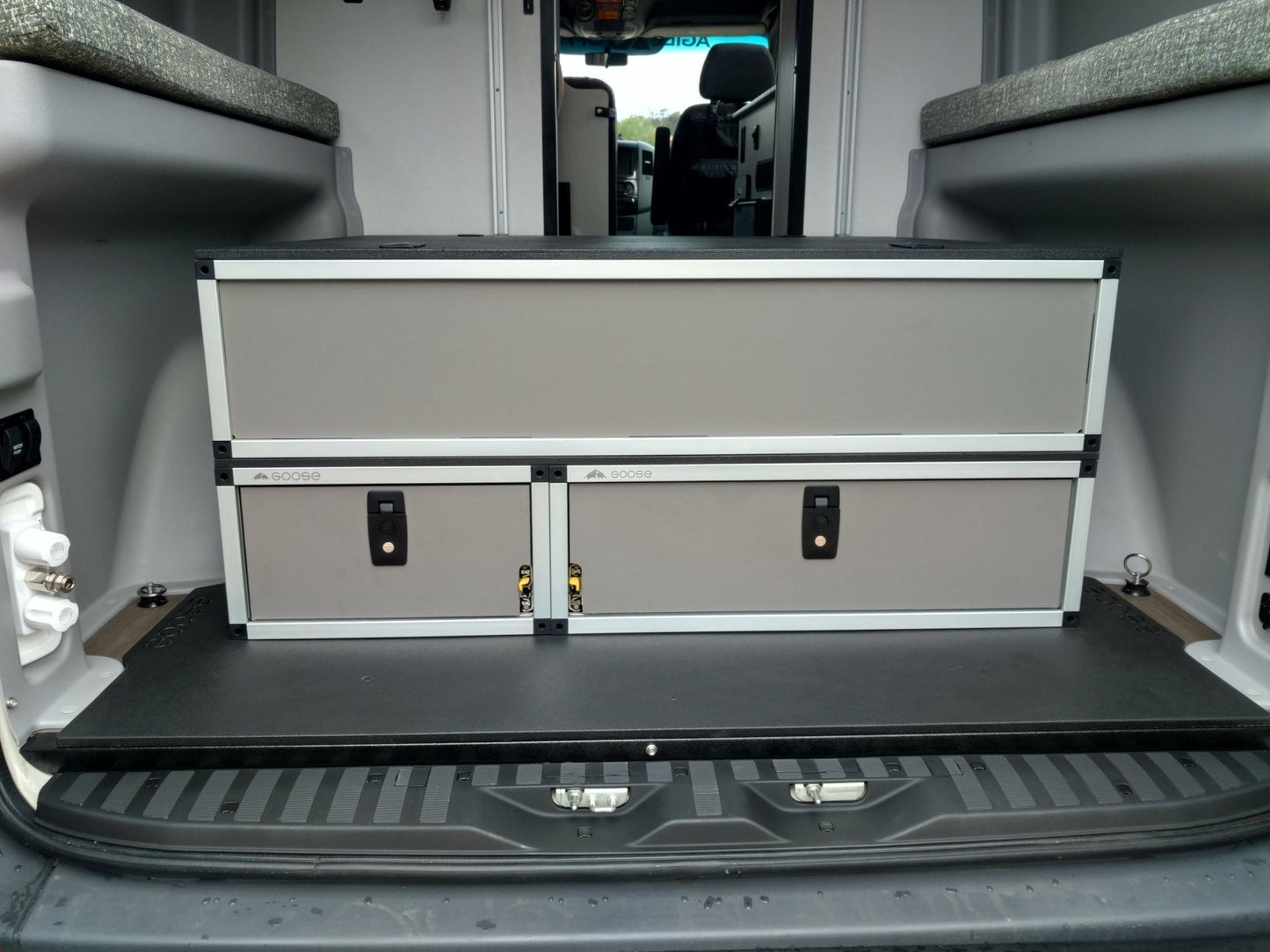 GOOSE GEAR Winnebago Revel 2017-2020 - Top Utility Module Storage System - 2337-GGR-SH